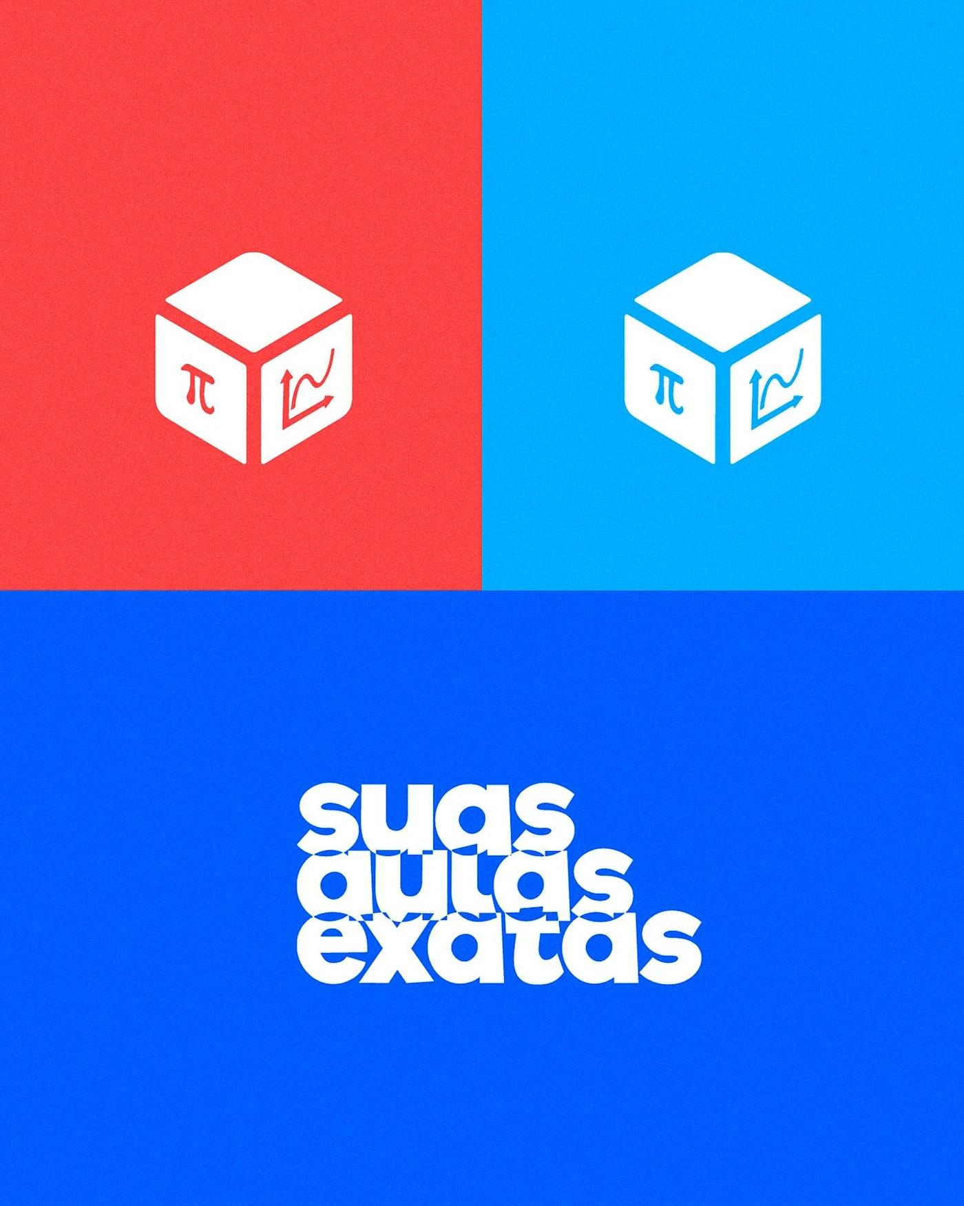 Projeto de identidade visual Suas Aulas Exatas — imagem 2