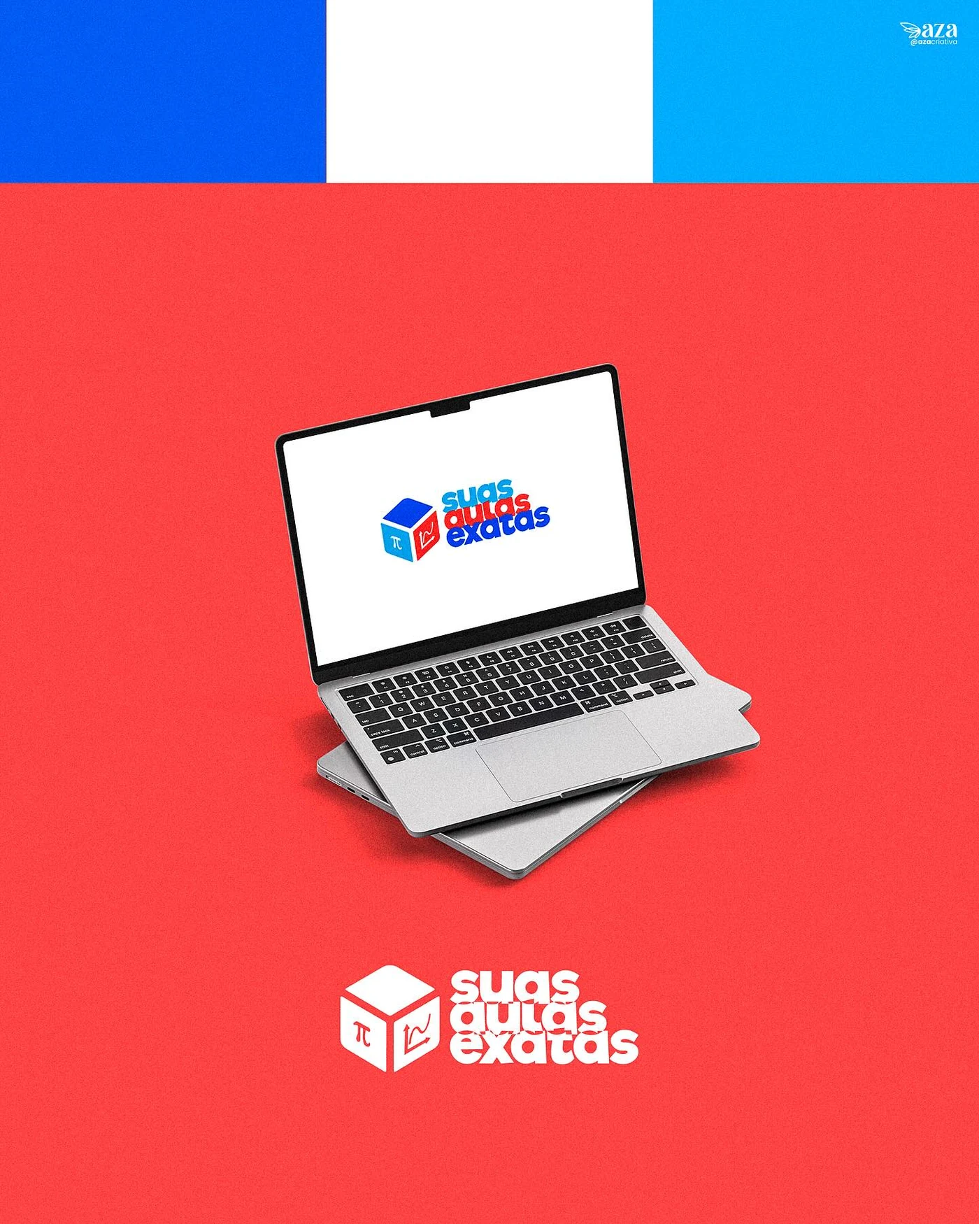 Projeto de identidade visual Suas Aulas Exatas — imagem 3